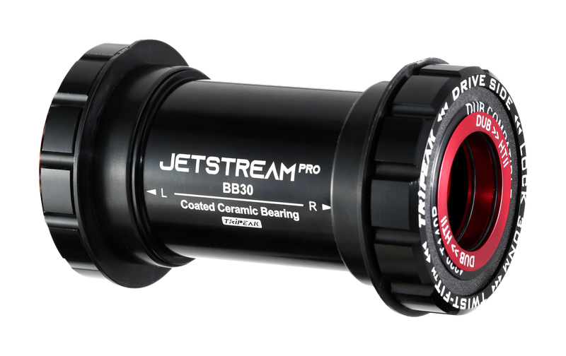 TRiPEAK 42mm/BB30 & 46mm/PF30, 68mm (Road), 24mm (Shimano HTII)/SRAM DUB (Road)/30mm (ROTOR 3D+)