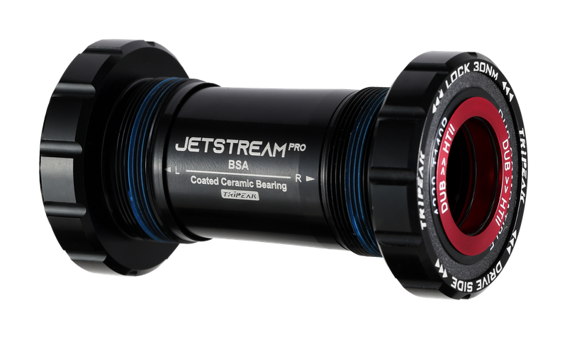 TRiPEAK BSA (1.37"), 68mm (Road), 24mm (Shimano HTII)/SRAM DUB (Road)/30mm (ROTOR 3D+)