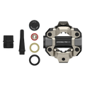 Favero Assioma PRO MX right pedal body with end cap, seals and greasing tool
