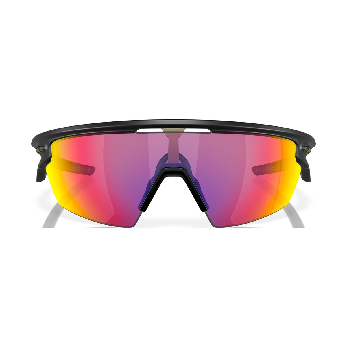 Oakley Sphaera front view showing the wide-coverage Prizm Road lens