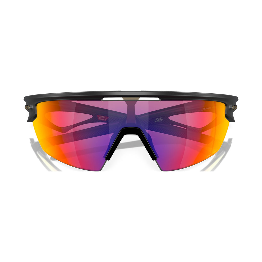 Oakley Sphaera close front view showing the Prizm Road lens tint