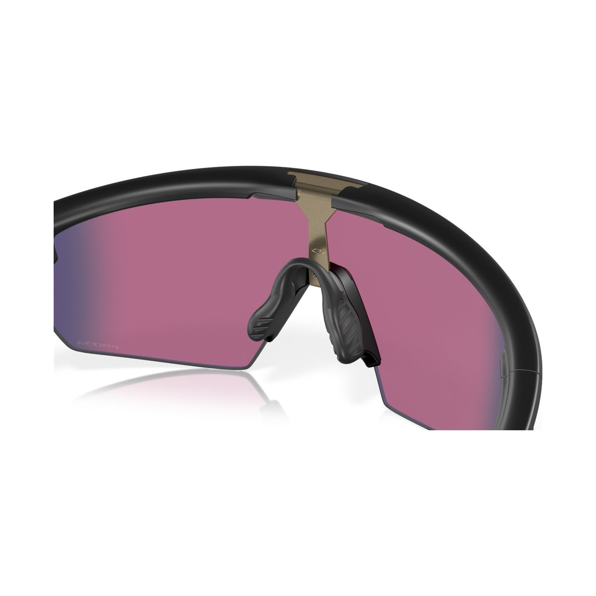 Oakley Sphaera rear view showing the nosepads and lens mount